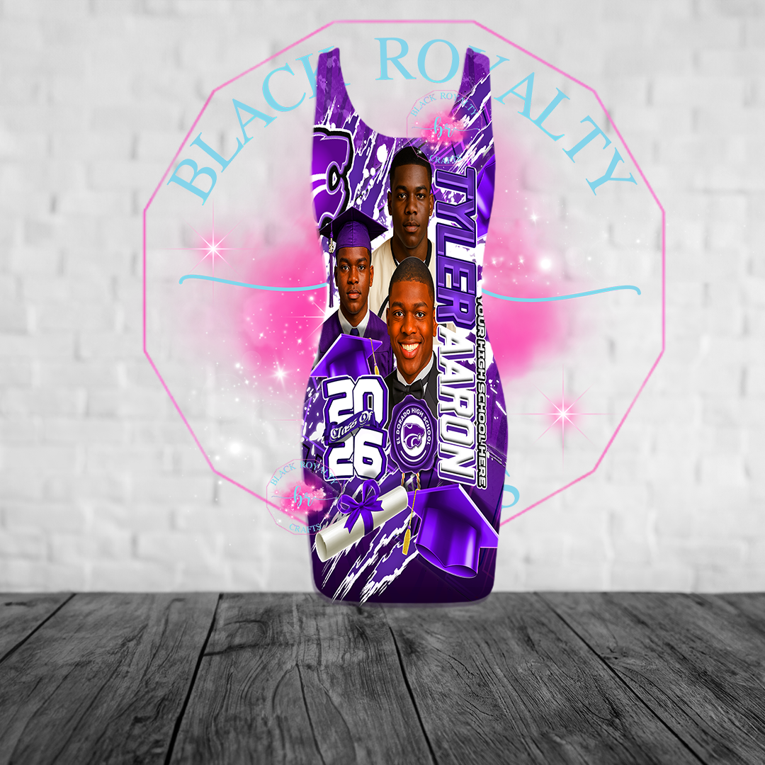 Custom 3D Graduation Dress