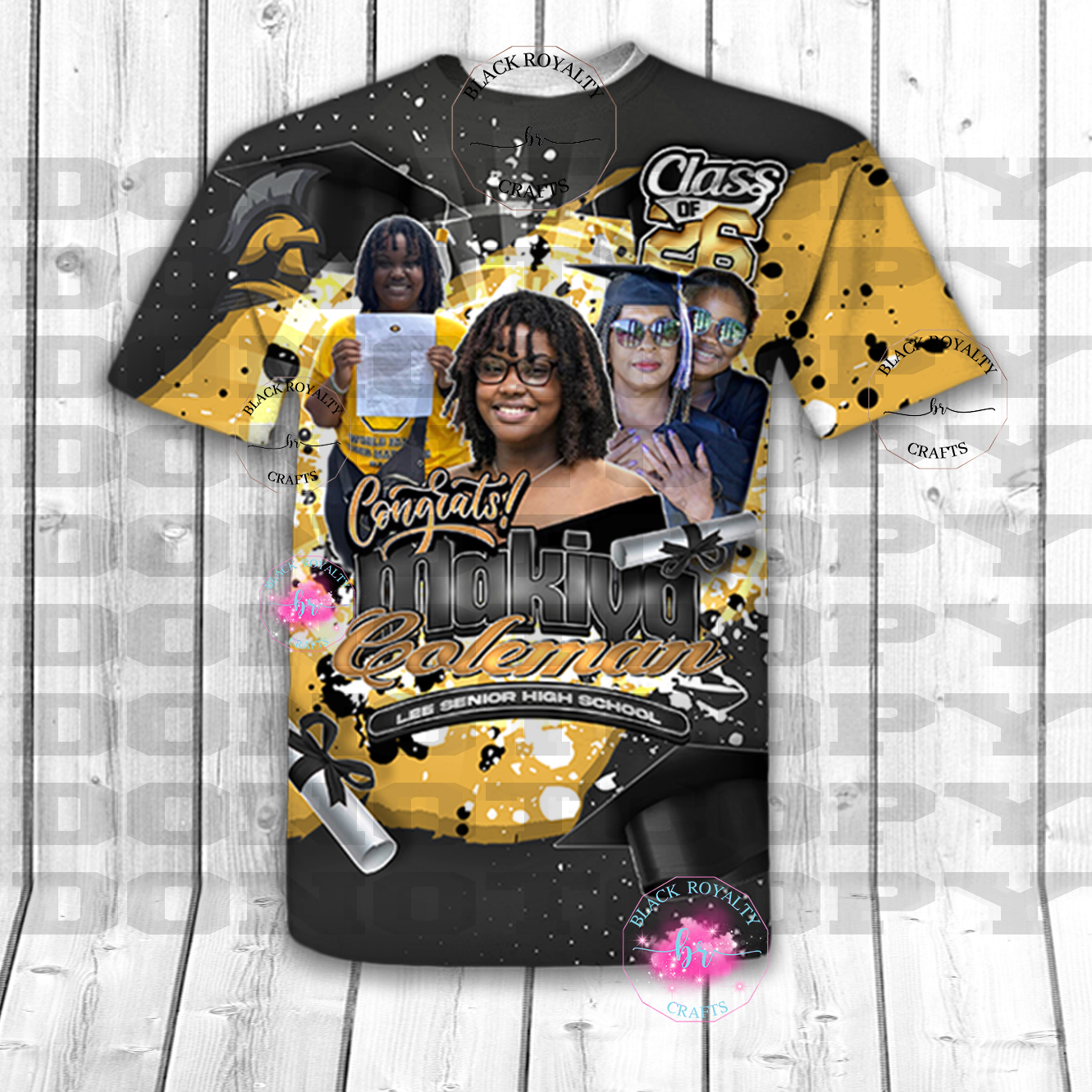 3D Graduation Shirt